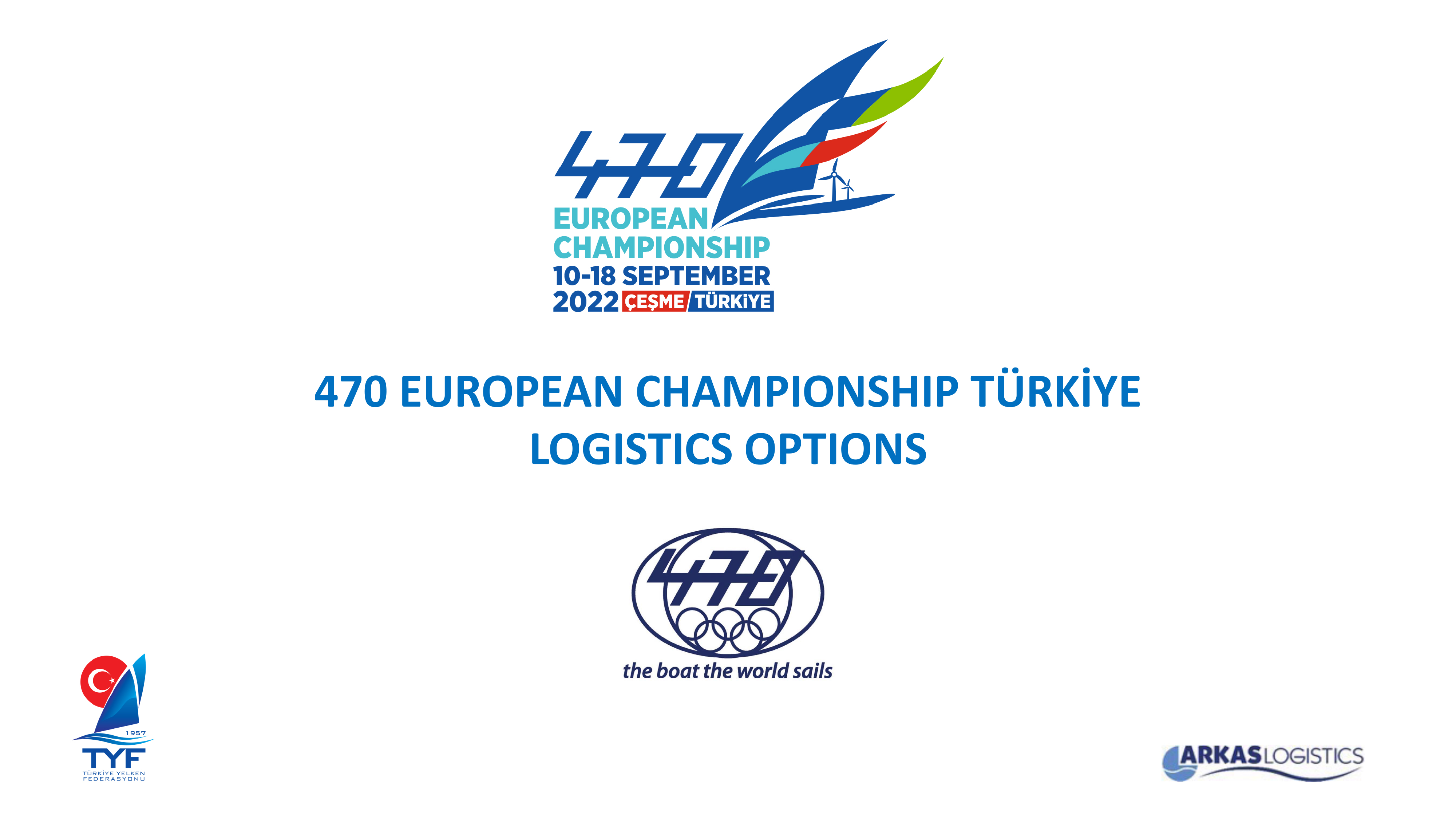 470 EUROPEAN CHAMPIONSHIP TURKEY LOGISTICS OPTIONS